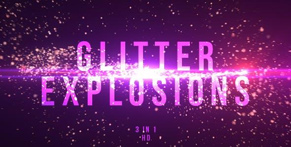 Glitter Explosions - Download Videohive 20975402