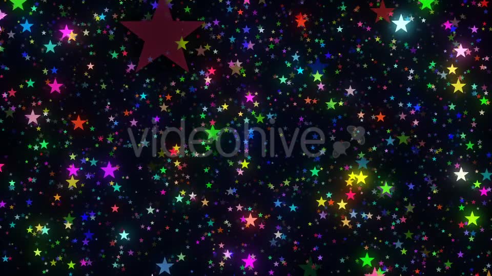 Glittering Colorful Stars Videohive 19875983 Motion Graphics Image 2