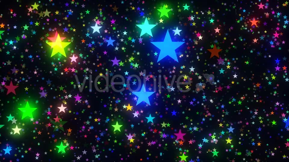 Glittering Colorful Stars Videohive 19875983 Motion Graphics Image 6