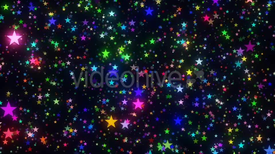 Glittering Colorful Stars Videohive 19875983 Motion Graphics Image 7