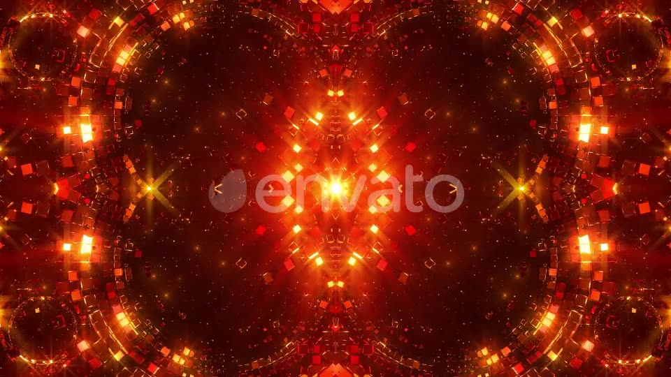 Glittering Golden Red Circles Videohive 23026285 Motion Graphics Image 2