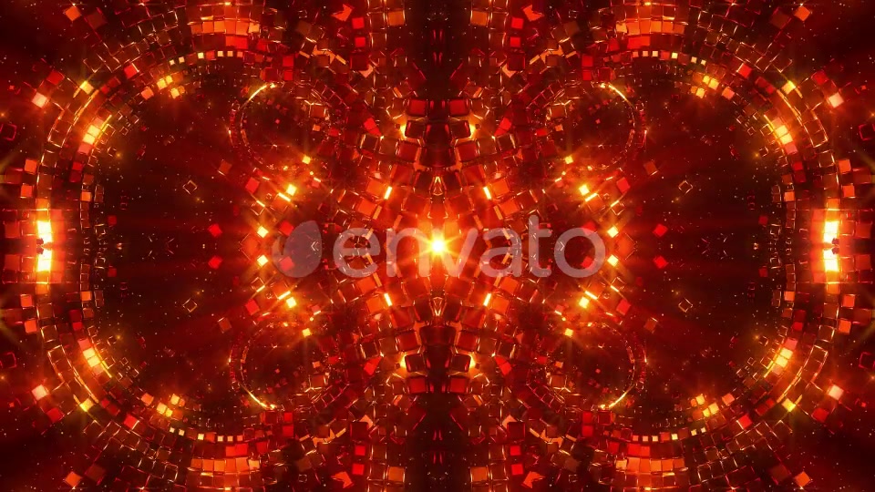 Glittering Golden Red Circles Videohive 23026285 Motion Graphics Image 4