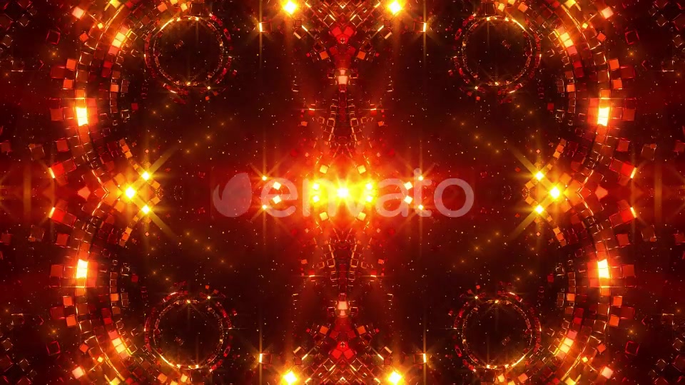 Glittering Golden Red Circles Videohive 23026285 Motion Graphics Image 5