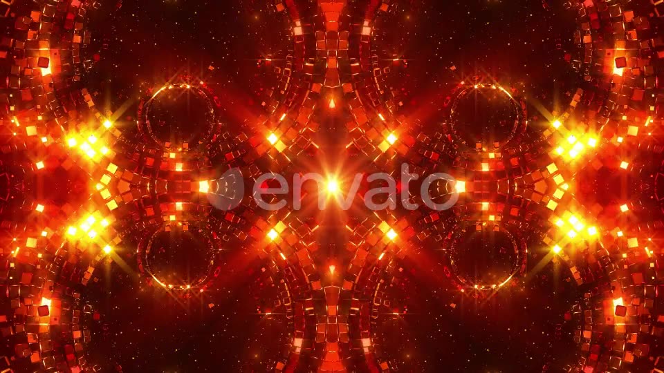 Glittering Golden Red Circles Videohive 23026285 Motion Graphics Image 6