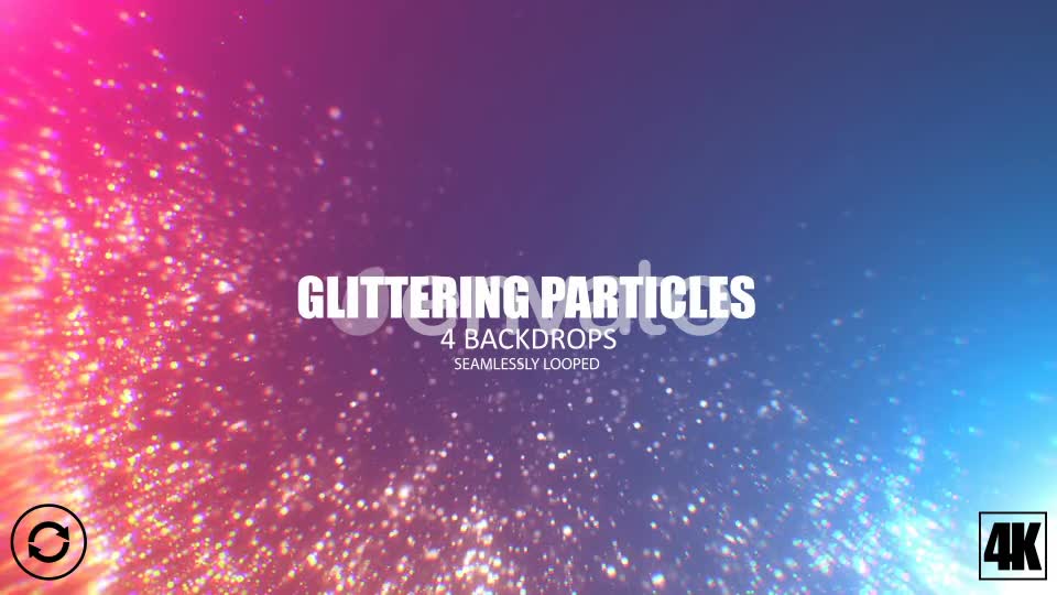 Glittering Particles 4K Videohive 22582092 Motion Graphics Image 1