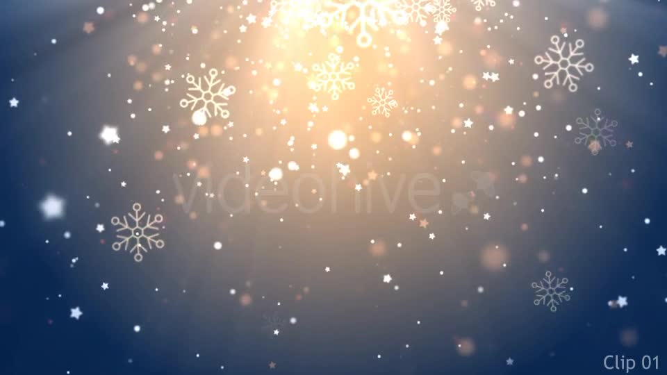 Glittering Snowflake Backgrounds Videohive 9432591 Motion Graphics Image 1