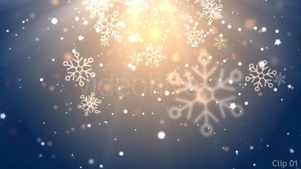 Glittering Snowflake Backgrounds Videohive 9432591 Motion Graphics Image 4