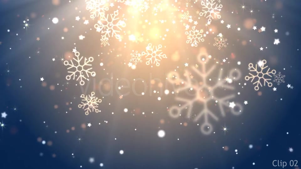 Glittering Snowflake Backgrounds Videohive 9432591 Motion Graphics Image 9