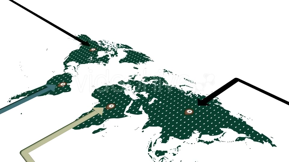 Global Business Network Showing Financial Data Graphics on World Map Videohive 21144405 Motion Graphics Image 8