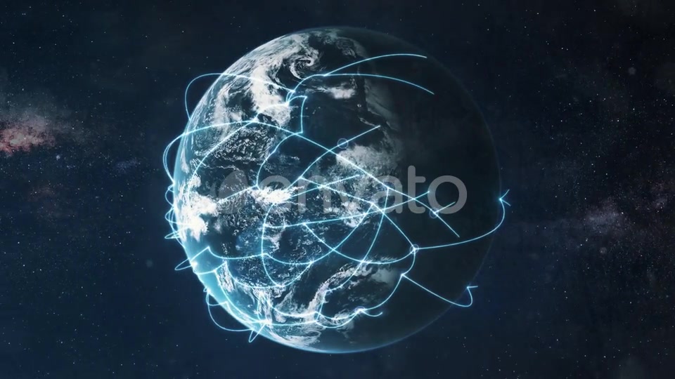 Global Connectivity Networked Planet Earth Videohive 25733716 Motion Graphics Image 7
