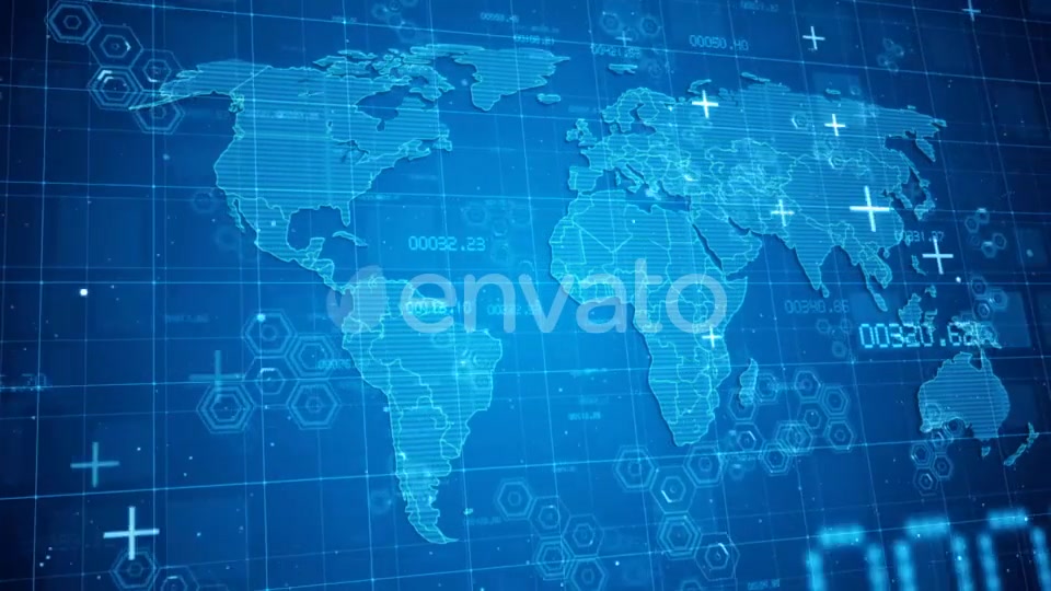 Global Digital Business Networks Videohive 21869118 Motion Graphics Image 3