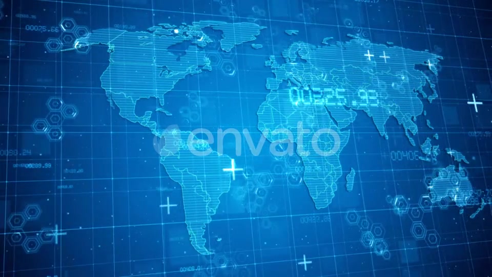 Global Digital Business Networks Videohive 21869118 Motion Graphics Image 7