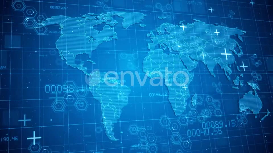Global Digital Business Networks Videohive 21869118 Motion Graphics Image 8