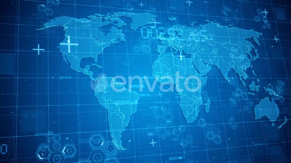 Global Digital Business Networks Videohive 21869118 Motion Graphics Image 9
