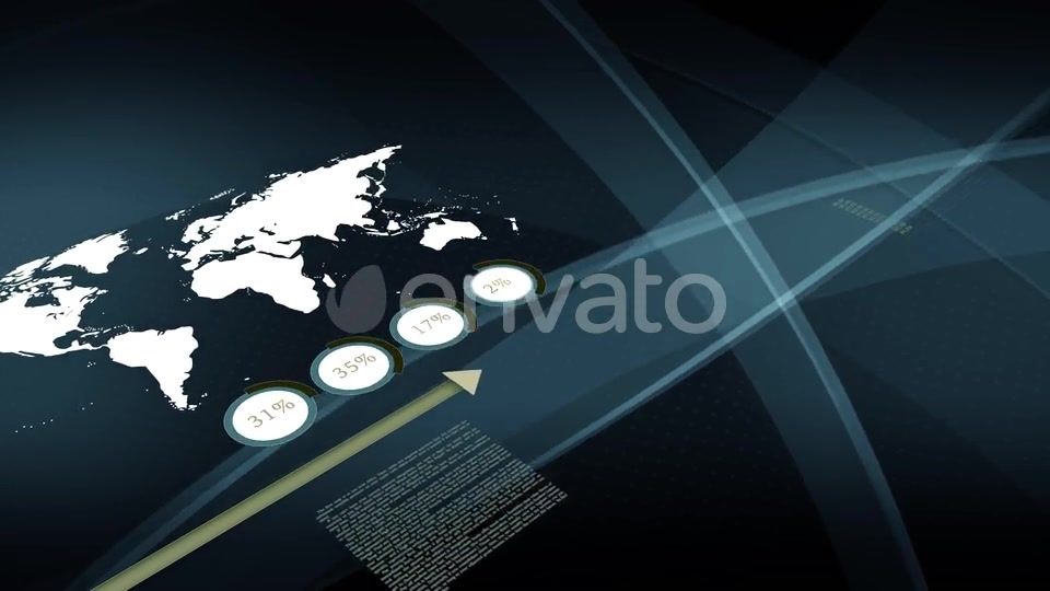 Global Economy Network Graphic Showing Sales Profits Growth Videohive 23455452 Motion Graphics Image 2