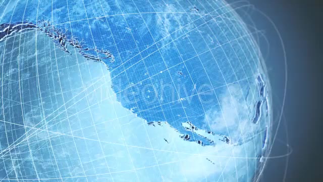 Global Map of Technology Videohive 15018556 Motion Graphics Image 2