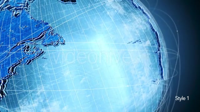 Global Map of Technology Videohive 15018556 Motion Graphics Image 3