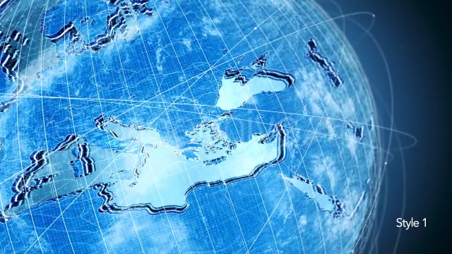 Global Map of Technology Videohive 15018556 Motion Graphics Image 4