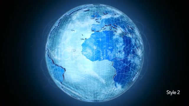 Global Map of Technology Videohive 15018556 Motion Graphics Image 8