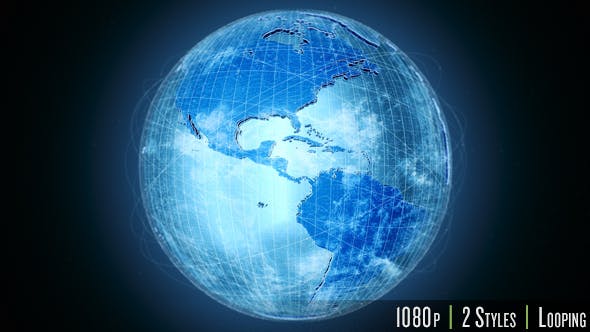Global Map of Technology - Videohive 15018556 Download