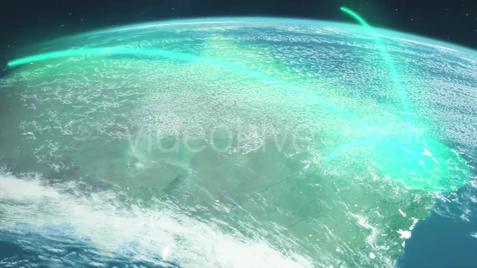 Global Network Green Videohive 12526375 Motion Graphics Image 1