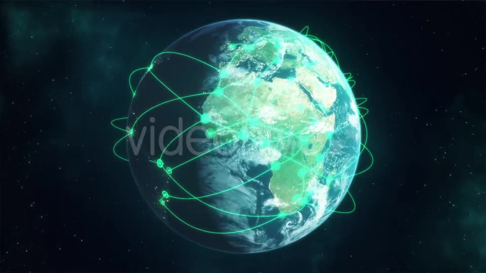 Global Network Green Videohive 12526375 Motion Graphics Image 10