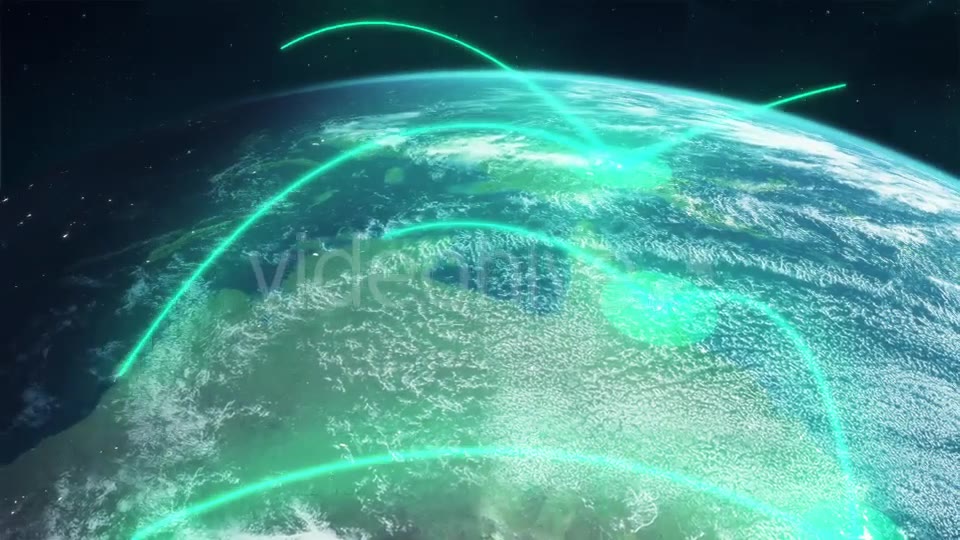 Global Network Green Videohive 12526375 Motion Graphics Image 2