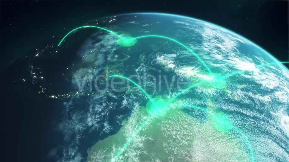 Global Network Green Videohive 12526375 Motion Graphics Image 3