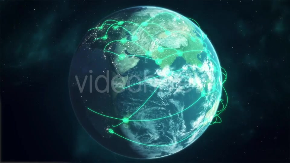 Global Network Green Videohive 12526375 Motion Graphics Image 7