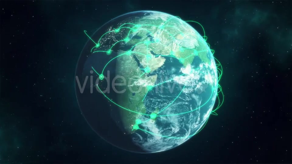 Global Network Green Videohive 12526375 Motion Graphics Image 8
