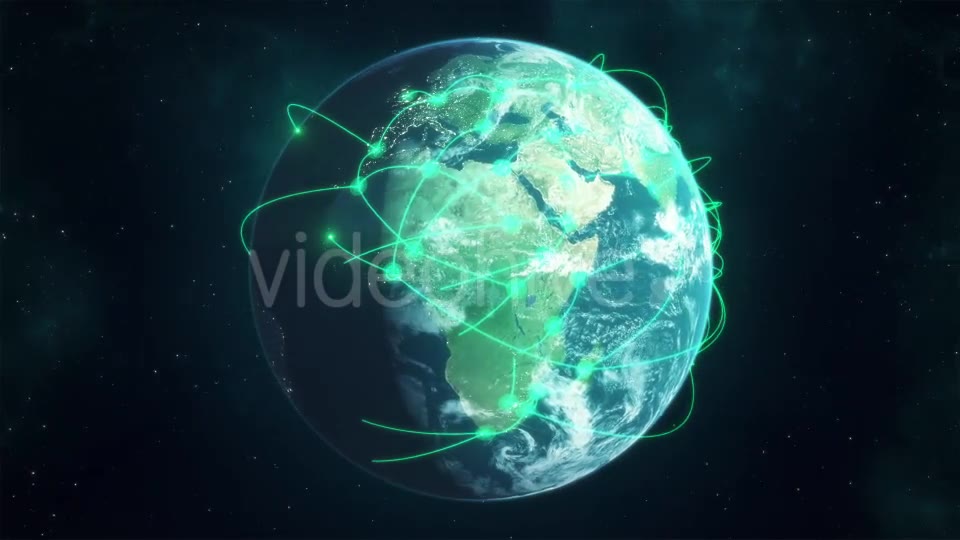 Global Network Green Videohive 12526375 Motion Graphics Image 9