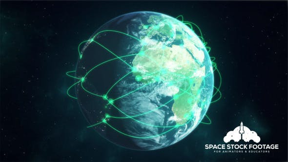 Global Network Green - Videohive Download 12526375