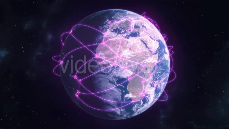 Global Network Purple Videohive 15995665 Motion Graphics Image 10