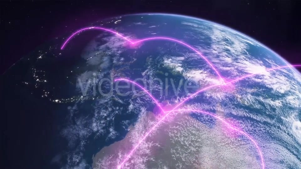Global Network Purple Videohive 15995665 Motion Graphics Image 3