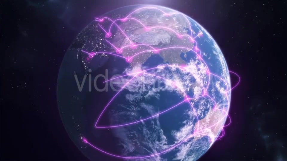 Global Network Purple Videohive 15995665 Motion Graphics Image 6