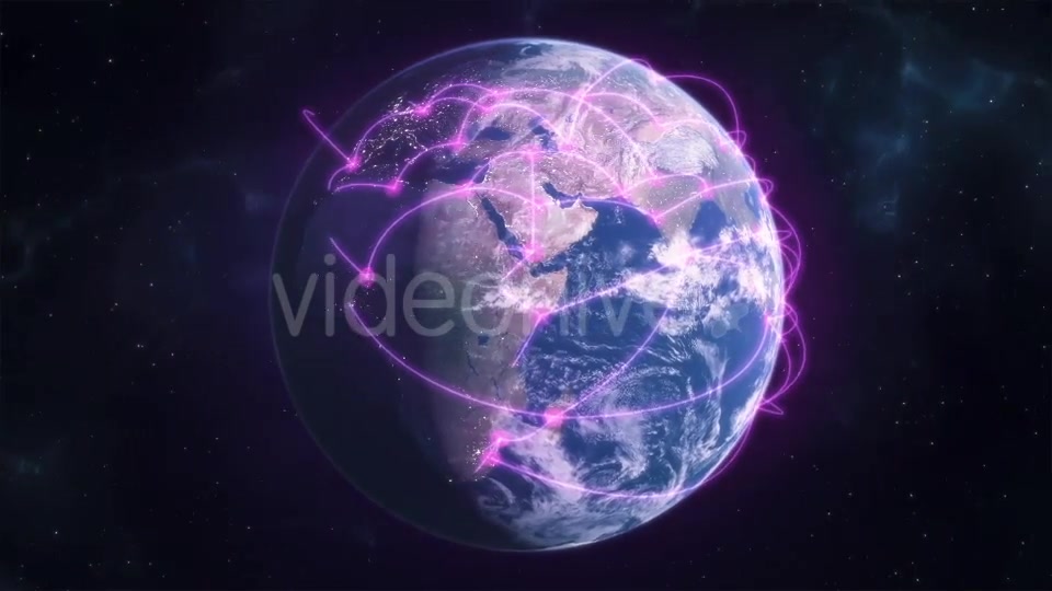 Global Network Purple Videohive 15995665 Motion Graphics Image 8