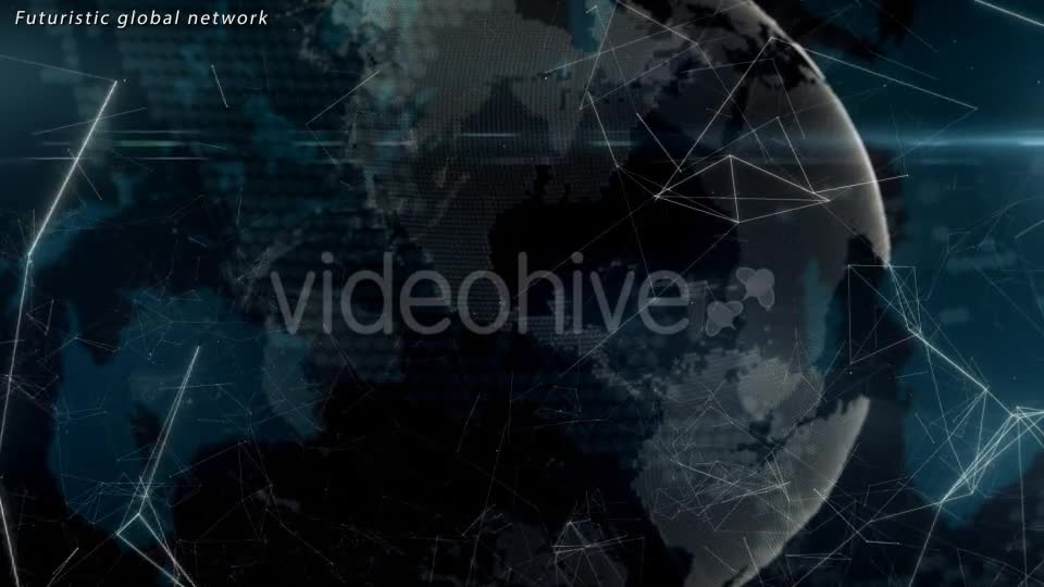 Global Network with Numbers Videohive 11564390 Motion Graphics Image 1