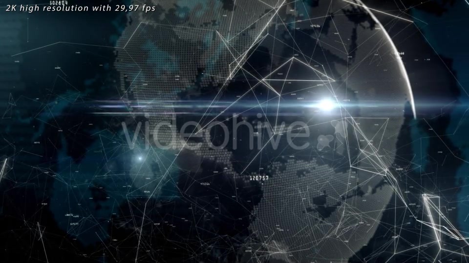Global Network with Numbers Videohive 11564390 Motion Graphics Image 4
