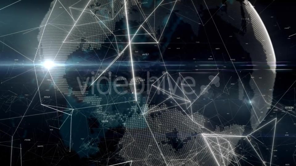 Global Network with Numbers Videohive 11564390 Motion Graphics Image 8