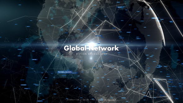 Global Network with Tags - 11562607 Videohive Download