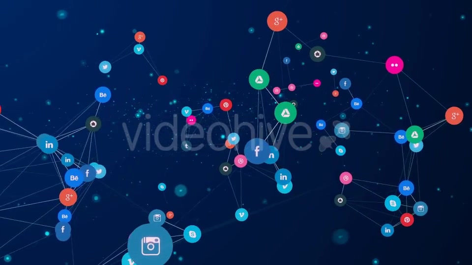 Global Social Network Videohive 21219470 Motion Graphics Image 5