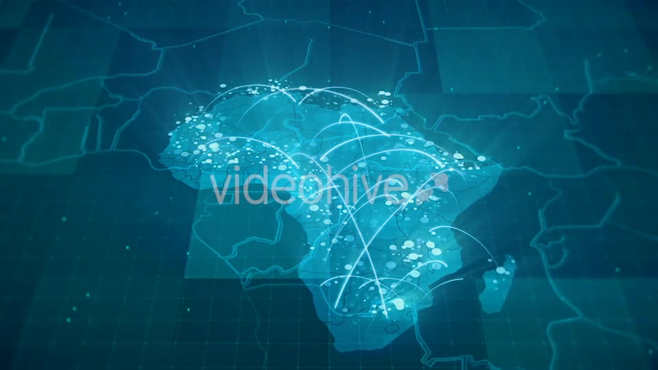 Globalization Africa Map Animation HD Videohive 20538758 Motion Graphics Image 5