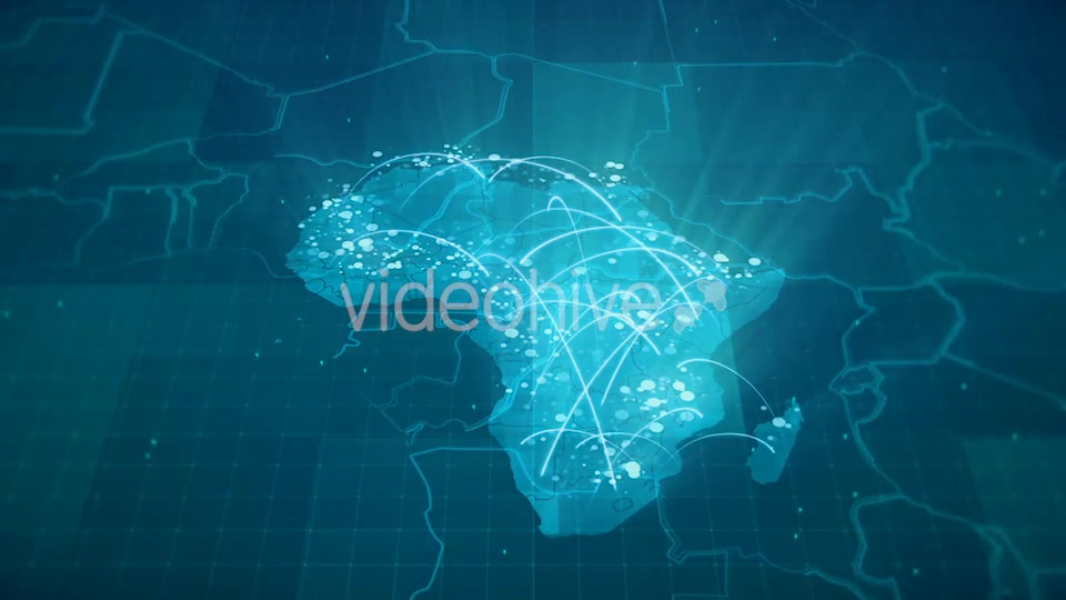 Globalization Africa Map Animation HD Videohive 20538758 Motion Graphics Image 7