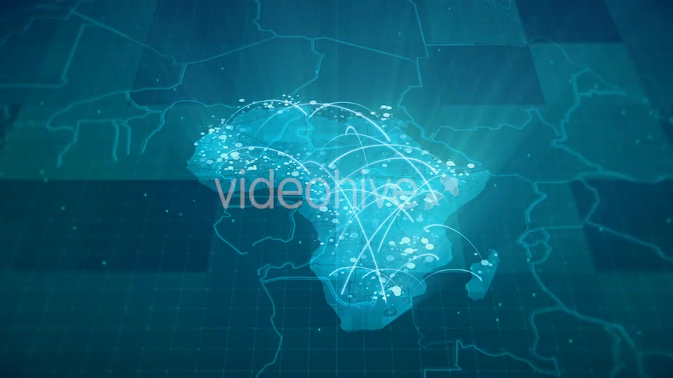 Globalization Africa Map Animation HD Videohive 20538758 Motion Graphics Image 8