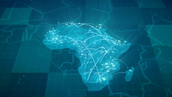 Globalization Africa Map Animation HD - Videohive 20538758 Download