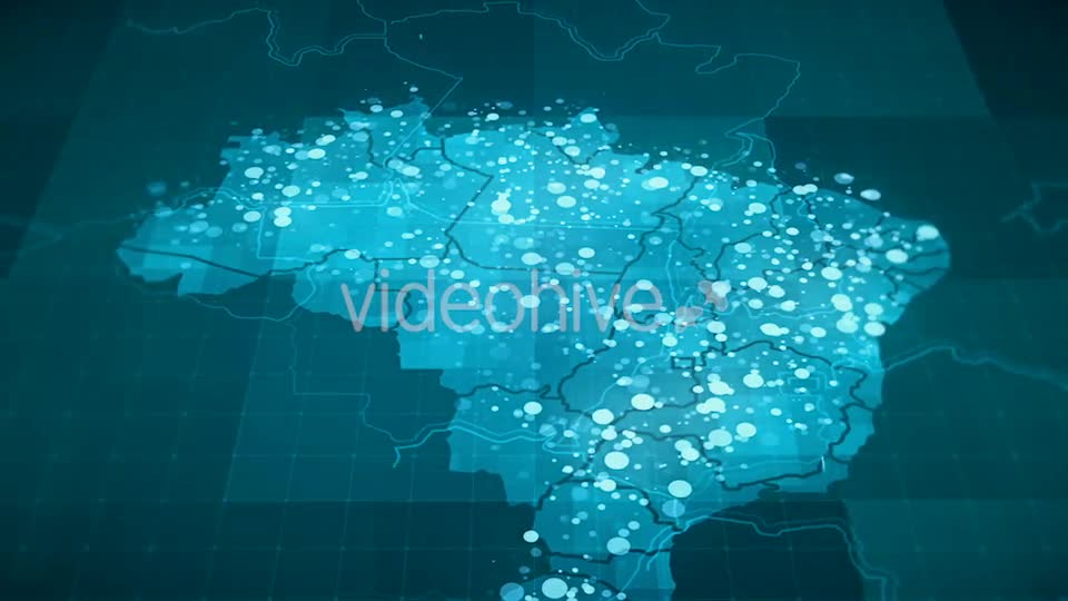 Globalization Brazil Map Animation HD Videohive 20953255 Motion Graphics Image 1