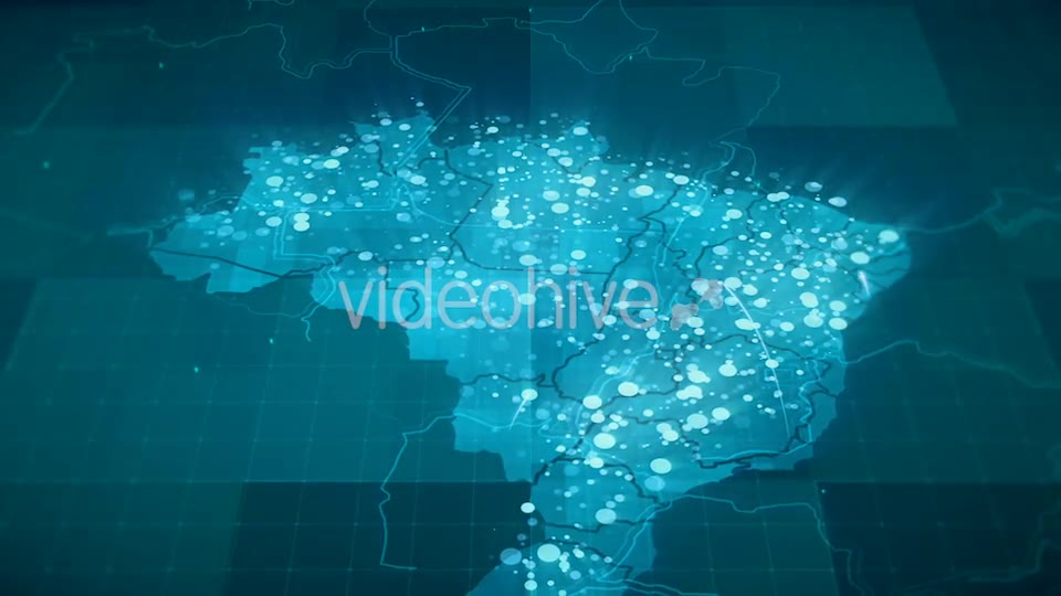 Globalization Brazil Map Animation HD Videohive 20953255 Motion Graphics Image 2