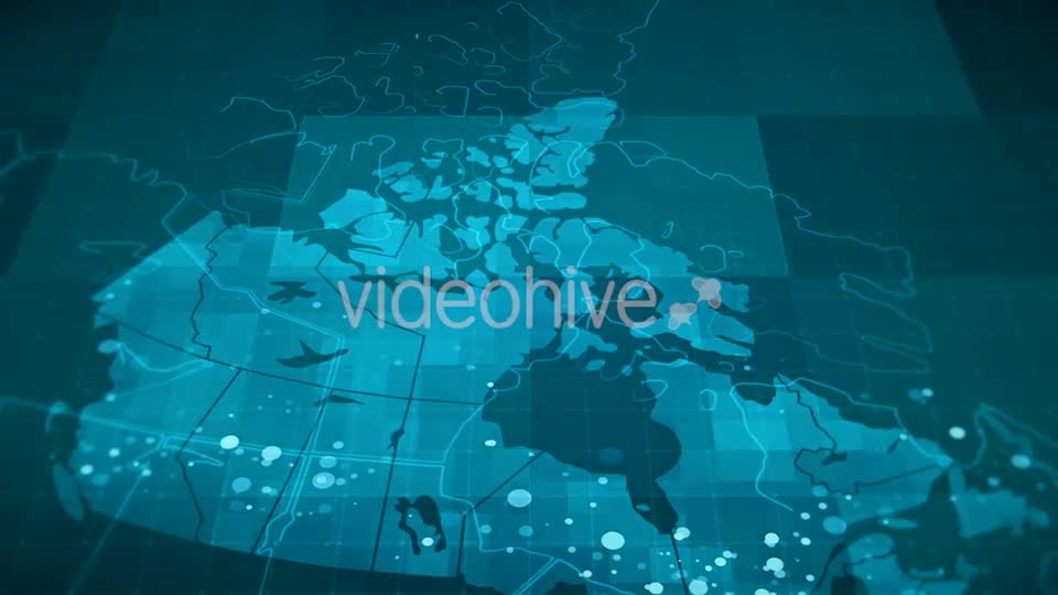 Globalization Canada Map Animation HD Videohive 20756048 Motion Graphics Image 1