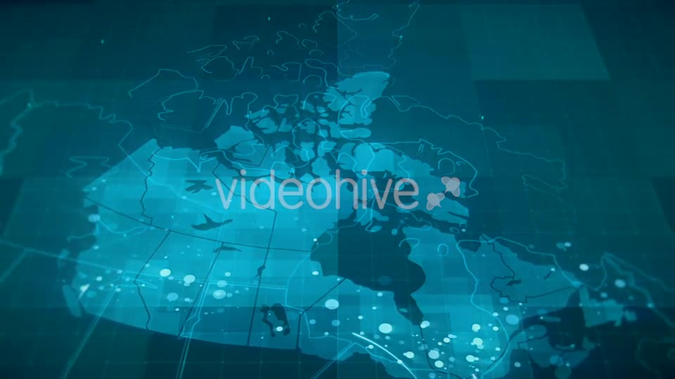 Globalization Canada Map Animation HD Videohive 20756048 Motion Graphics Image 2