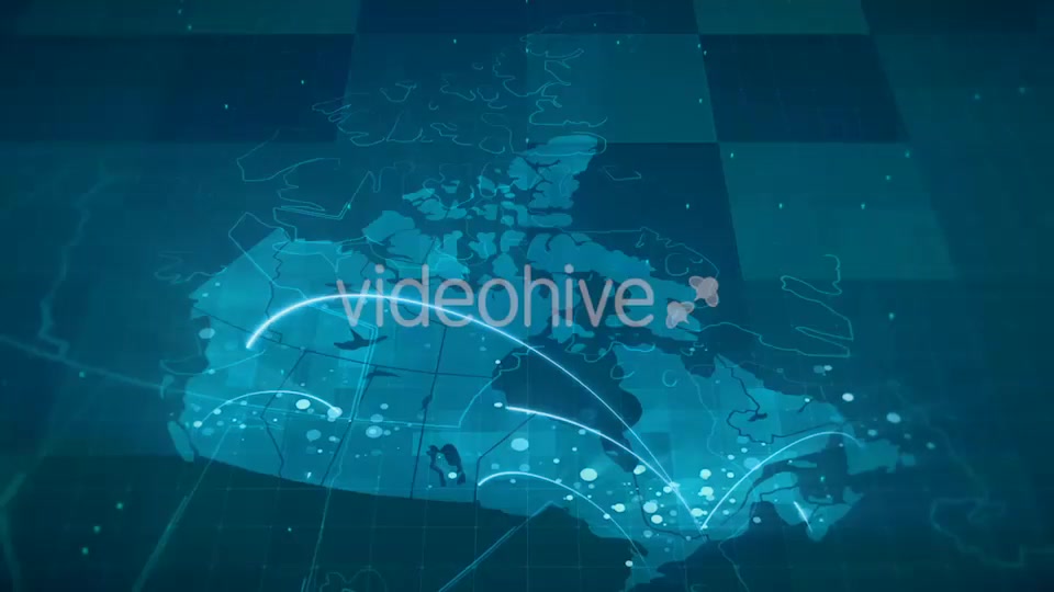 Globalization Canada Map Animation HD Videohive 20756048 Motion Graphics Image 4